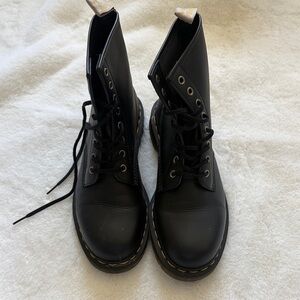 Dr. Martens Black Leather Boots